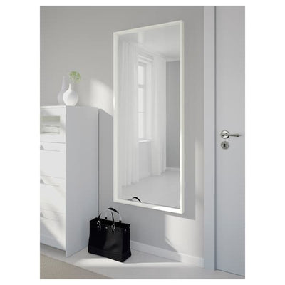 NISSEDAL - Mirror, white, 65x150 cm - best price from Maltashopper.com 10320317