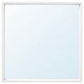 NISSEDAL mirror, white, 65x65 cm