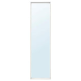 NISSEDAL mirror, white, 40x150 cm