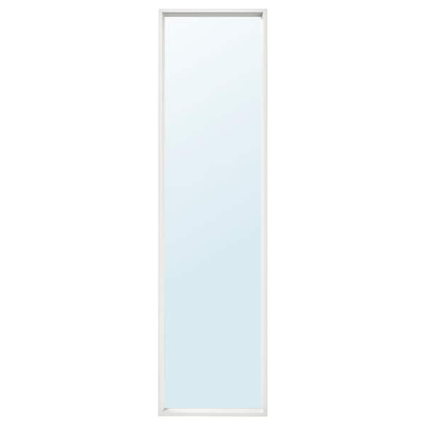 NISSEDAL - Mirror, white, 40x150 cm - best price from Maltashopper.com 30320316