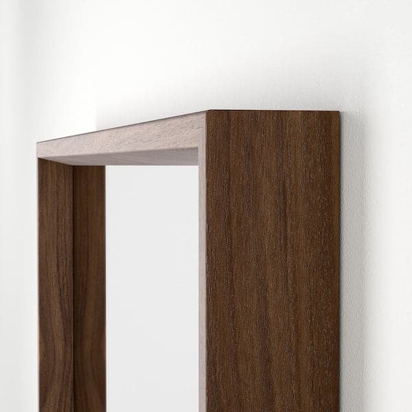 Ikea NISSEDAL Mirror, walnut effect, 65x65 cm