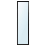 NISSEDAL mirror, black, 40x150 cm