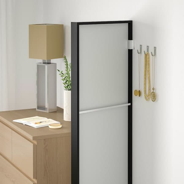 NISSEDAL - Mirror, black, 40x150 cm - best price from Maltashopper.com 30320321