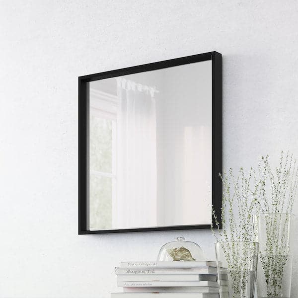 NISSEDAL - Mirror, black, 65x65 cm - Premium Mirrors from Ikea - Just €45.99! Shop now at Maltashopper.com