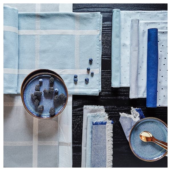 Ikea NISSÖGA - Tablecloth, blue, 145x240 cm