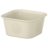 NOJIG organiser, plastic/beige, 10x10x5 cm