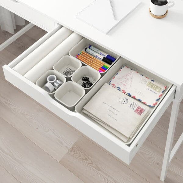Ikea NOJIG - Organiser, plastic/beige, 15x20x5 cm