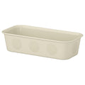NOJIG organiser, plastic/beige, 10x20x5 cm