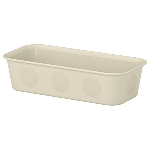 Ikea NOJIG - Organiser, plastic/beige, 10x20x5 cm