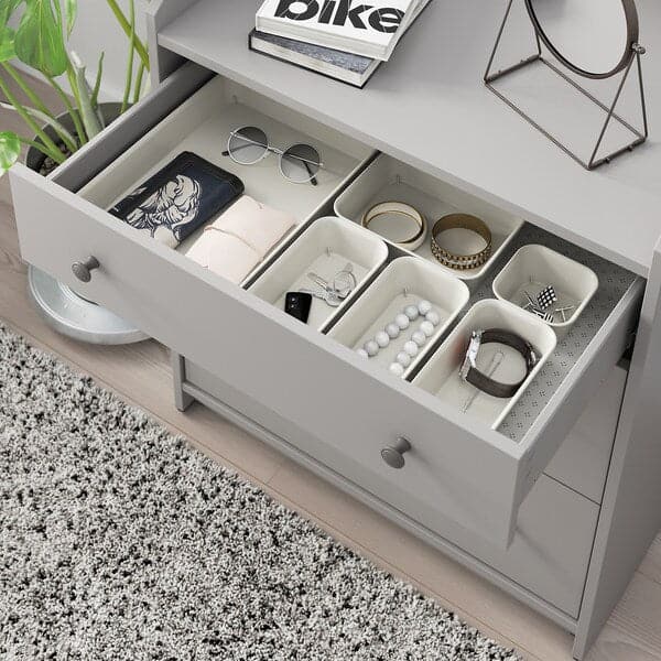 Ikea NOJIG - Organiser, plastic/beige, 10x20x5 cm