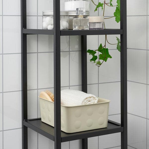 Ikea NOJIG - Organiser, plastic/beige, 20x25x10 cm