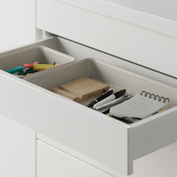 Ikea NOJIG - Organiser, plastic/beige, 15x20x5 cm