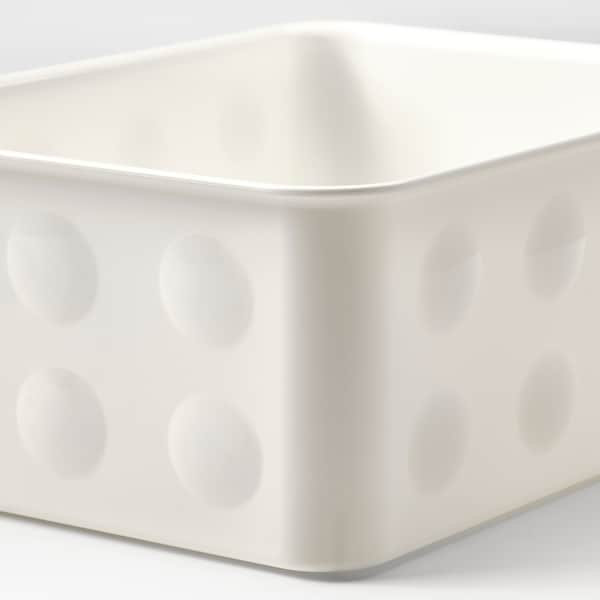 Ikea NOJIG Storage - plastic/white 20x25x10 cm ,