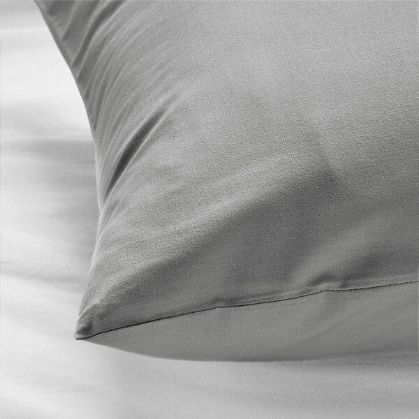 NONNEA - Pillowcase for body pillow, light grey, 40x140 cm , - best price from Maltashopper.com 00539665