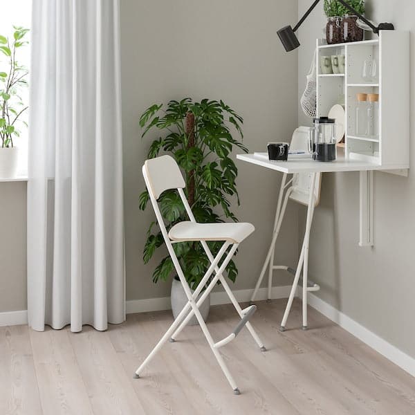 NORBERG / FRANKLIN - Table and 2 chairs, white/white - best price from Maltashopper.com 69481695