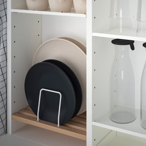 Ikea NORBERG / FRANKLIN - Table and 2 chairs, white/black