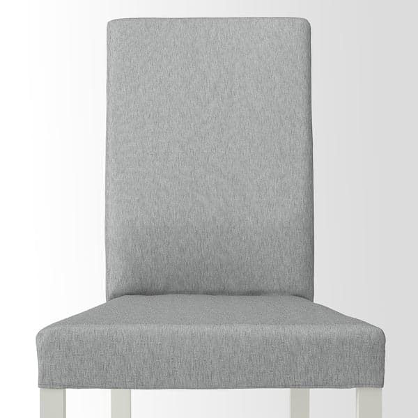 NORBERG / KÄTTIL Table and 2 chairs - white/Knisa light grey 74 cm , 74 cm - best price from Maltashopper.com 59428769