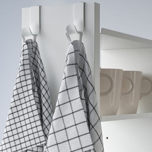 NORBERG - Wall-mount drop-leaf tbl w storage, white, 64x60 cm - best price from Maltashopper.com 20497928