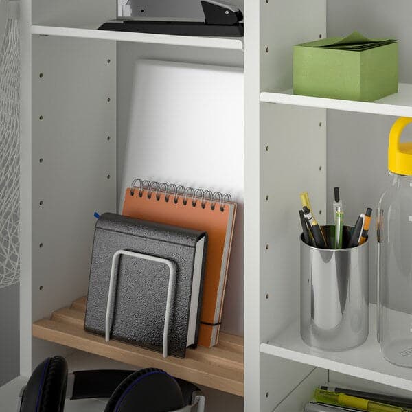NORBERG - Wall-mount drop-leaf tbl w storage, white, 64x60 cm - best price from Maltashopper.com 20497928