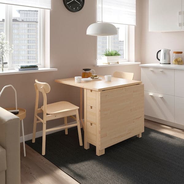 NORDEN / RÖNNINGE - Table and 2 chairs, birch/birch, 26/89/152 cm - best price from Maltashopper.com 99442607