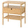 NORDKISA - Bedside table, bamboo, 60x40 cm ,