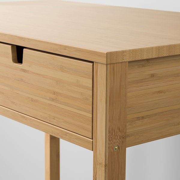 Ikea NORDKISA - Dressing table, bamboo, 76x47 cm