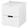 NORDLI modular chest of 2 drawers, white, 40x45 cm