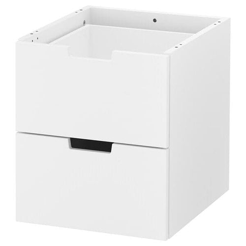 NORDLI - Modular chest of 2 drawers, white, 40x45 cm