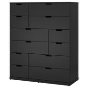 Ikea NORDLI - Chest of 12 drawers, anthracite, 120x145 cm