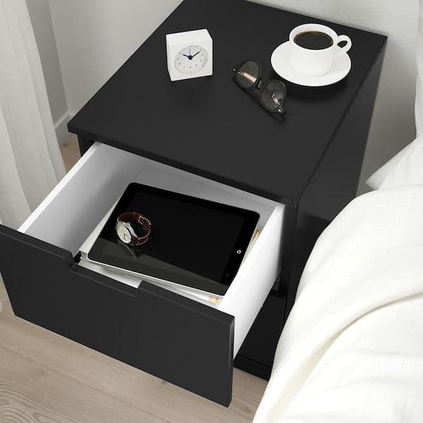 Ikea NORDLI - Chest of 2 drawers, anthracite, 40x54 cm