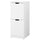 NORDLI - NORDLI Chest of 2 drawers, white, 40x99 cm