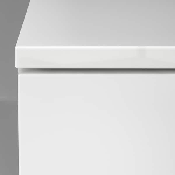 NORDLI - Chest of 2 drawers, white, 40x54 cm - best price from Maltashopper.com 09239827