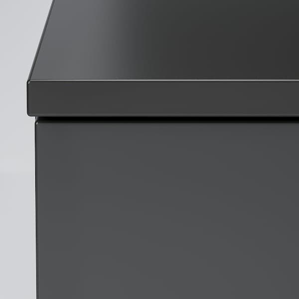 Ikea NORDLI - Chest of 6 drawers, anthracite, 80x145 cm