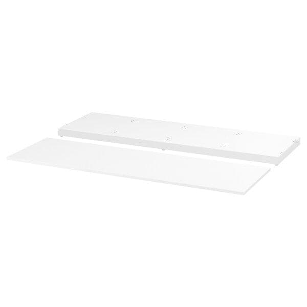 NORDLI - Top and plinth, white, 160x47 cm - best price from Maltashopper.com 30383479