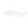 NORDLI - NORDLI Top and plinth, white, 160x47 cm