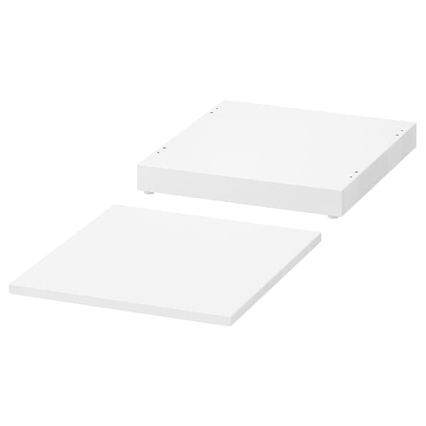 NORDLI - Top and plinth, white, 40x47 cm - best price from Maltashopper.com 50383483