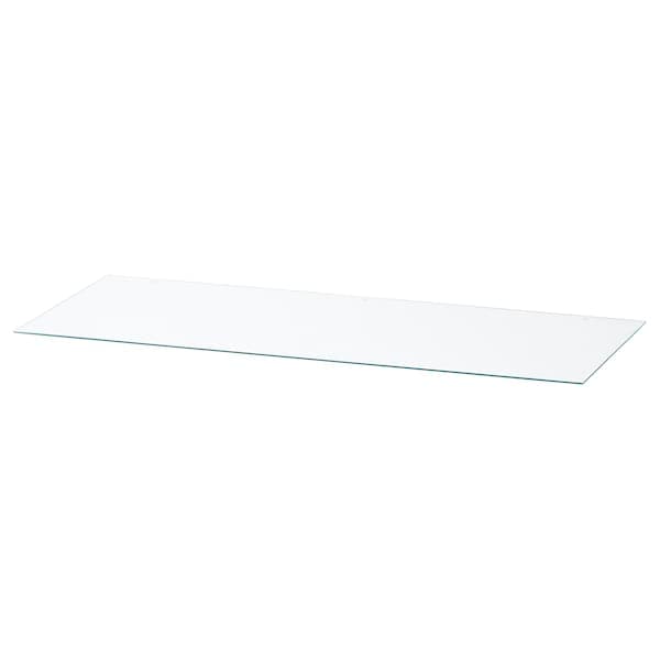 NORDLI - Glass top, transparent, 120x47 cm