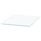 NORDLI glass top, transparent, 40x47 cm