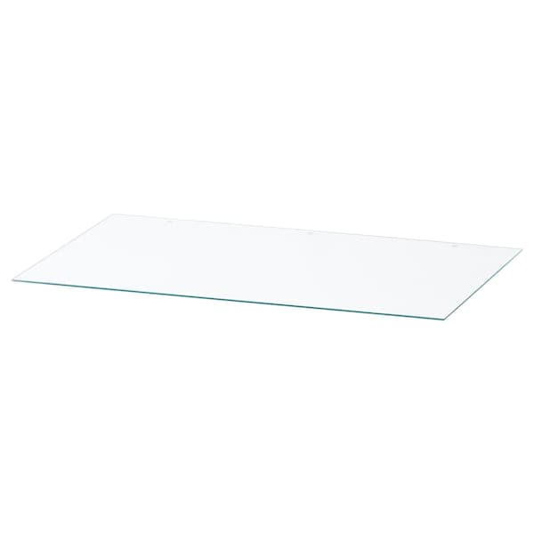 NORDLI - Glass top, transparent, 80x47 cm - best price from Maltashopper.com 50460792