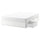 NORDLI - NORDLI Bed frame with storage, white, 140x200 cm