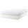 NORDLI - Bed frame/container/material, white/Åkrehamn semi-rigid, , 160x200 cm