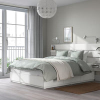 NORDLI - Bed frame/container/material , 140x200 cm - best price from Maltashopper.com 19539608