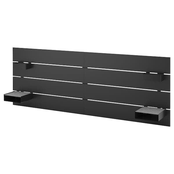 NORDLI - Headboard, anthracite , 140/160 cm