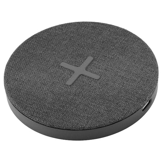 NORDMÄRKE - Wireless charger, textile/grey - best price from Maltashopper.com 00477224