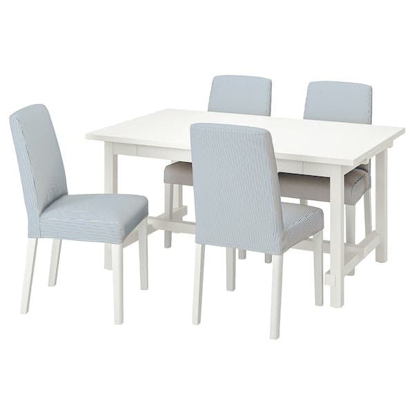 NORDVIKEN / BERGMUND - Table and 4 chairs, 152/223 cm - best price from Maltashopper.com 79407313