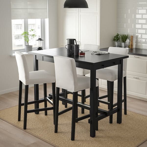 NORDVIKEN / BERGMUND - Table and 4 bar stools , - best price from Maltashopper.com 69408902