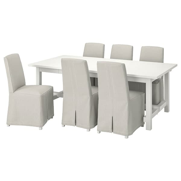 NORDVIKEN / BERGMUND - Table and 6 chairs