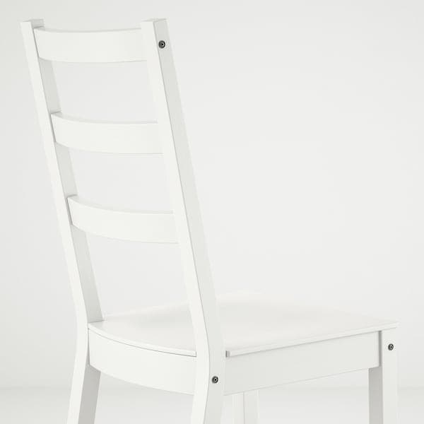 NORDVIKEN / NORDVIKEN - Table and 2 chairs, white/white, 74/104x74 cm - best price from Maltashopper.com 19305077