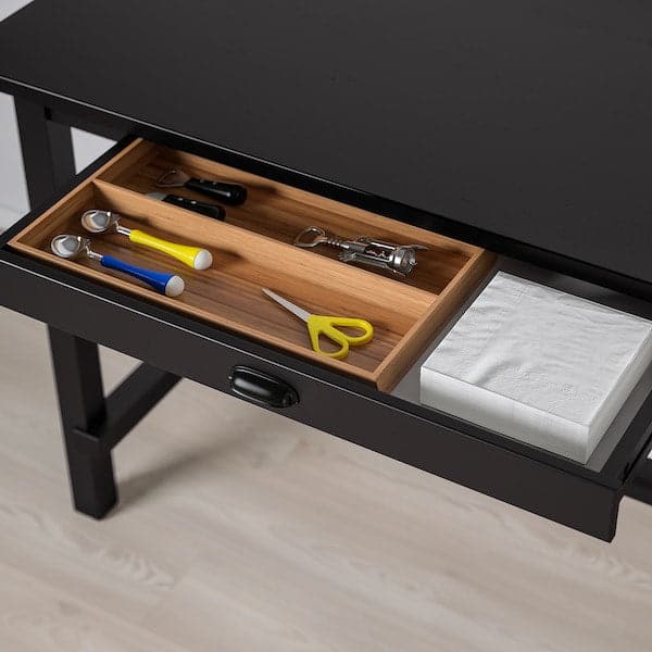 Ikea NORDVIKEN / NORDVIKEN Table and 4 bar stools - black/black ,