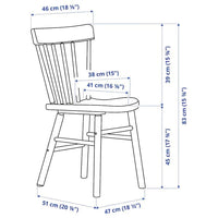 NORDVIKEN / NORRARYD - Table and 4 chairs, white/black, 152/223x95 cm - best price from Maltashopper.com 89305173